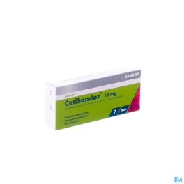 Zwitserse Apotheek|Cetisandoz Sandoz Comp 7 X 10mg|Allergie