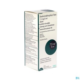Zwitserse Apotheek|Dextromethorphan Teva Sol Per Os 180ml|Toux sèche