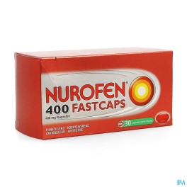 Zwitserse Apotheek|Nurofen 400 Fastcaps Caps 30x400mg|Muscles et articulations