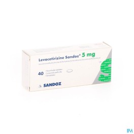Zwitserse Apotheek|Levocetirizine Sandoz 5 mg film-coat. tabl. 40|Allergy