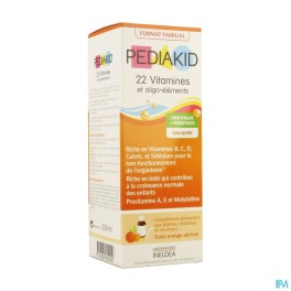Zwitserse Apotheek|Pediakid 22 Vitamins Oligo Element. Sol Buv 250ml|Vitamins and supplements