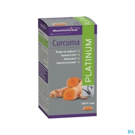 Zwitserse Apotheek|Mannavital Curcuma Platinum Caps 180|Bones, muscles and joints